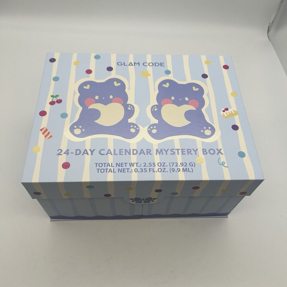 Glam Code 24 Day Advent Calendar Mystery Box Makeup Set for Pre-Teen & Teens